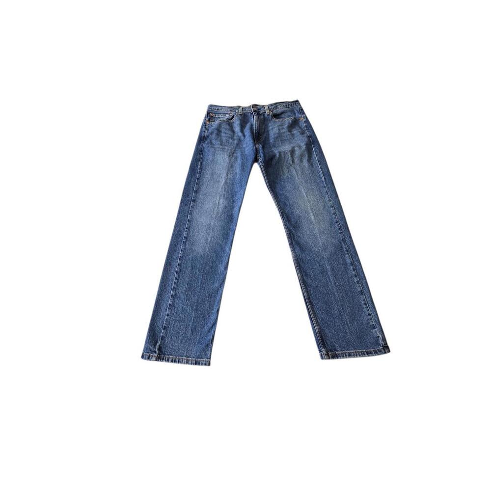 Levi's 505 Regular Fit Blue Denim Jeans W34 L30